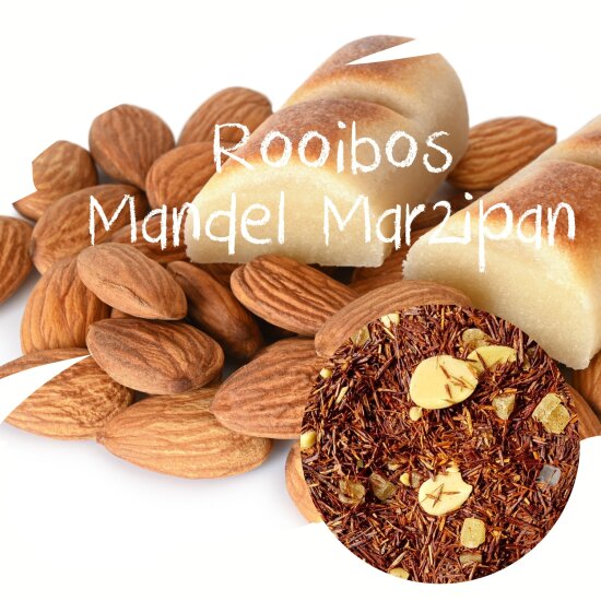 Rooibos Mandel Marzipan - fruchtiger Rooibos-Tee mit Marzipanaroma 100g