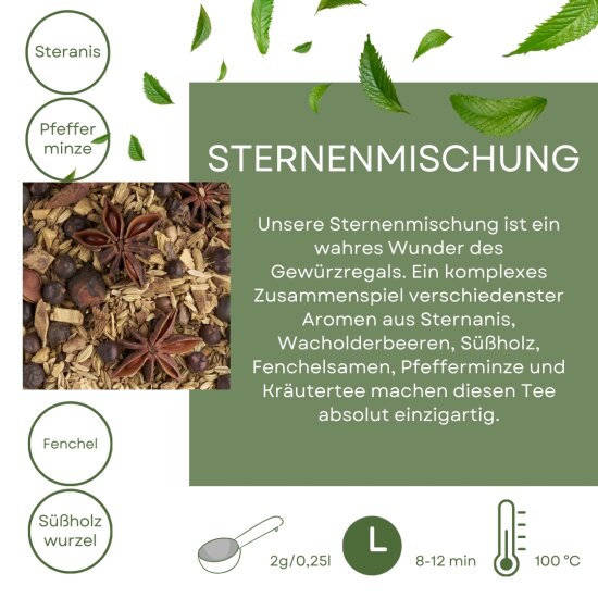 Sternenmischung - Einzigartige Mischung verschiedenster Aromen 100g