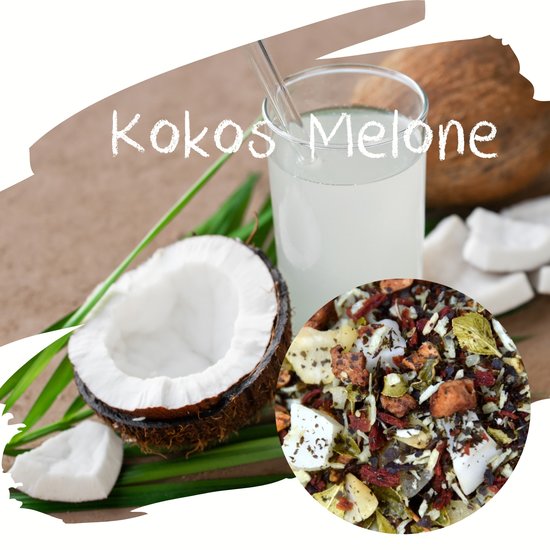 Kokos Melone - fruchtiger Eistee mit einzigartigem Geschmack nach Kokos 100g