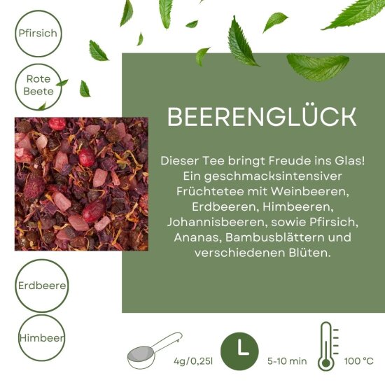 Beerenglck - Rote Fruchtmischung fr einen kstlichen tee