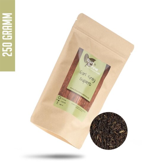 Earl Grey Superb - Schwarzer Tee mit Bergamotte-Aroma 250g