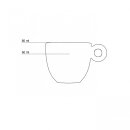 Espresso Tasse Grau 80ML