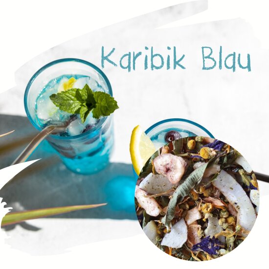 Karibik Blau - fabelhaften blauen Tee