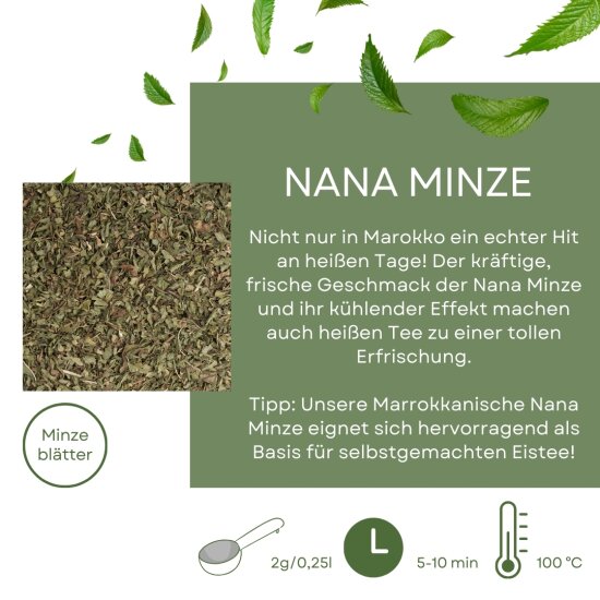 Marokkanische Nana Minze - Die Knigin unter den Minz-Tees  100g