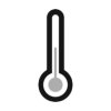 Blatt und Bohne Thermometer
