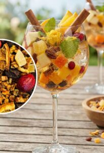 Sommer Spritz – Fruchtiger Eistee mit Mango, Orange & Zimt